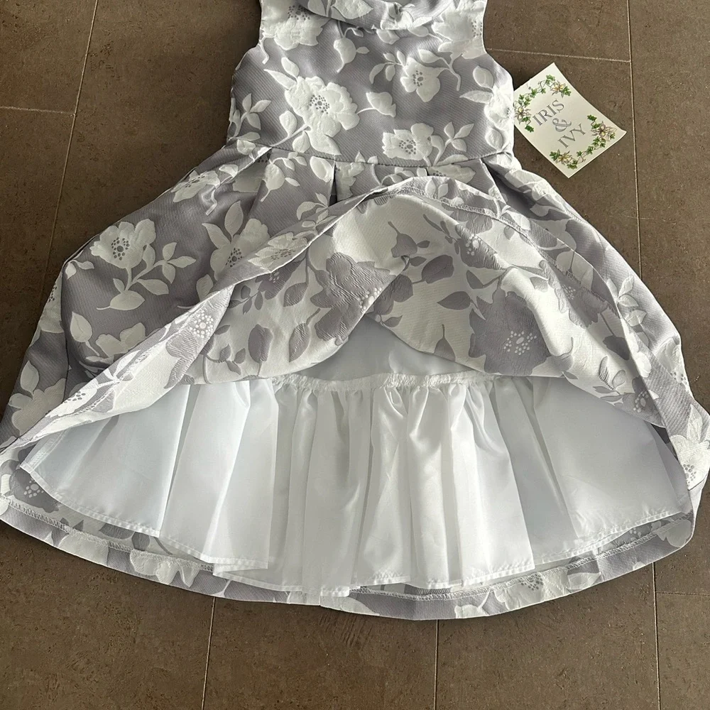 Iris & Ivy Floral Party Dress 6X - Picture 4 of 12